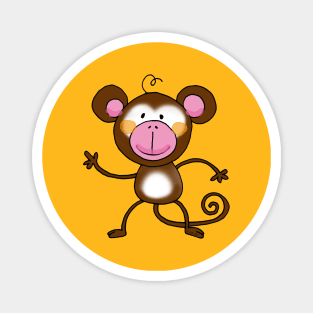 cute monkey Magnet